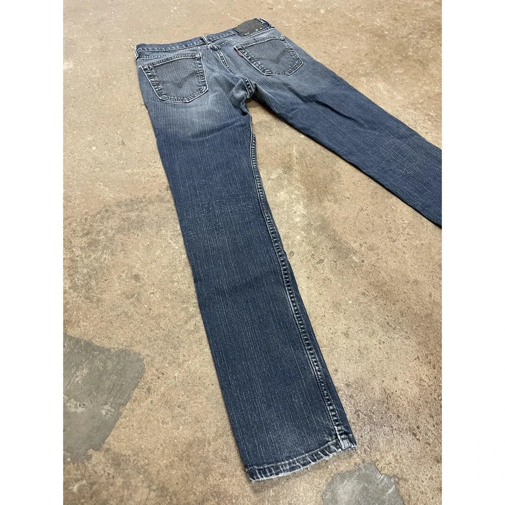 Levis 511 Jeans Mens 32x34 Blue Denim Slim Fit Straight Leg 5-Pocket‎ Zip Fly